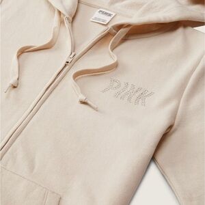 Victoria's Secret PINK Cream color Hoodie NWT